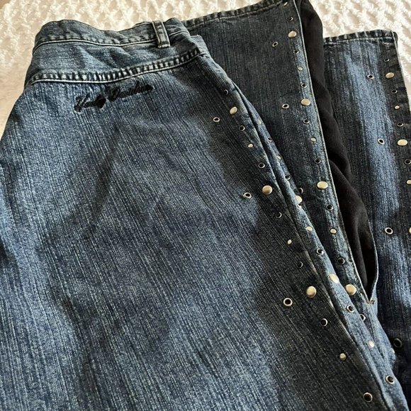 Harley Davis women’s jeans with matching tank top. Preowned - Picture 5 of 12